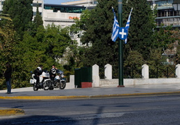 cops on patrol, Athens